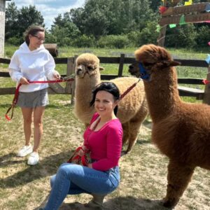 Voucher na edukacyjno-relaksacyjne spotkanie z alpakami